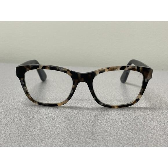 Masunaga Eyeglasses 060 #39 Brown Tort Mosaic/Black Square Japan 51-19-145 FRAME